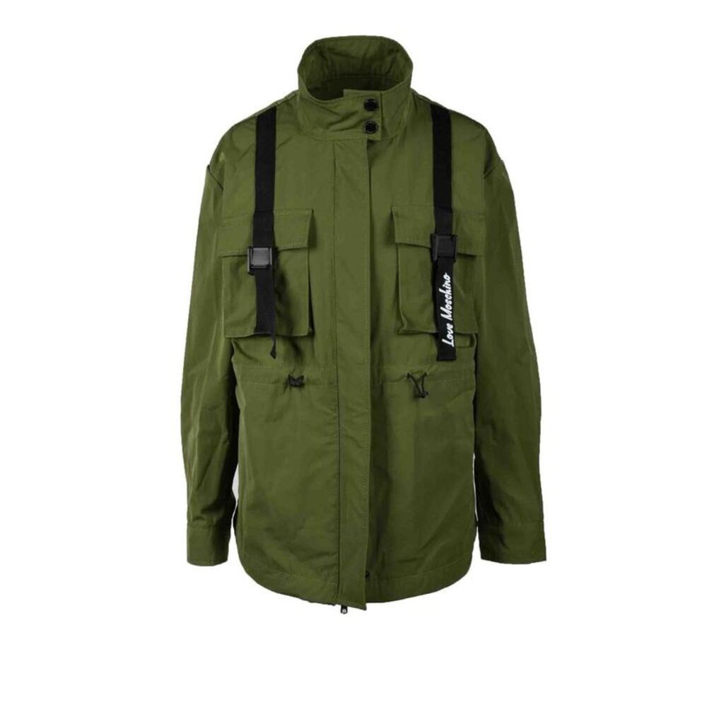 Love Moschino Green Polyester Women's Parka